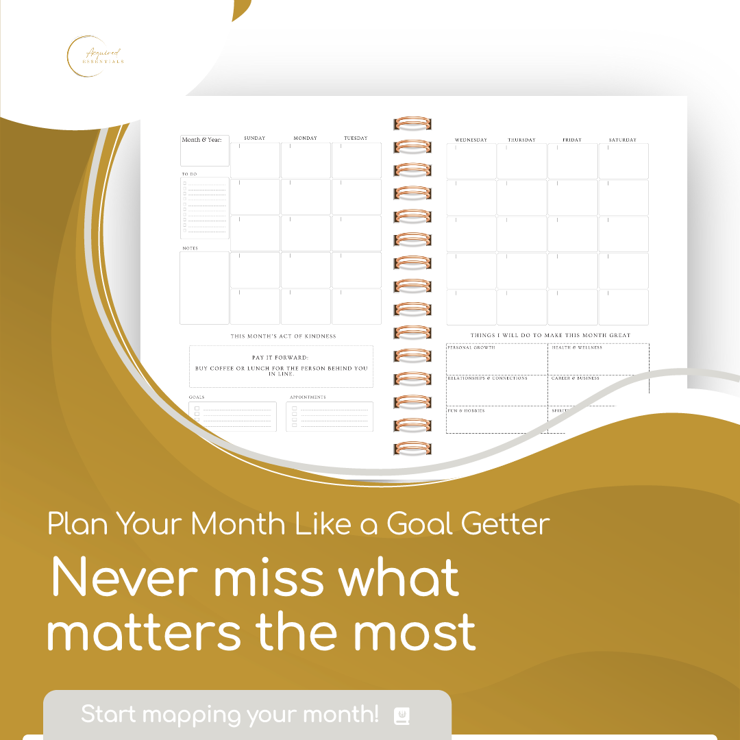 Goal Getter Strategies Planner – Hardcover