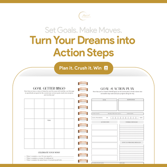 Goal Getter Strategies Planner ā Luxe Pink