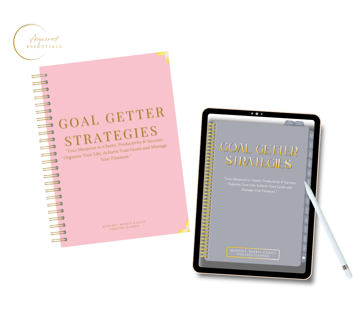 Goal Getter Bundle – Physical + Digital Planner