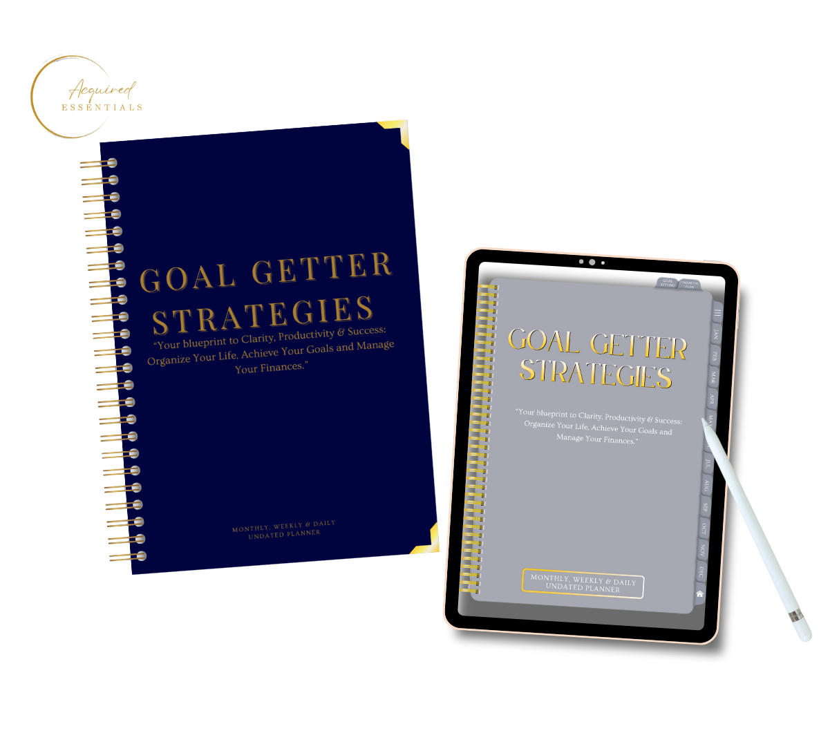 Goal Getter Bundle – Physical + Digital Planner