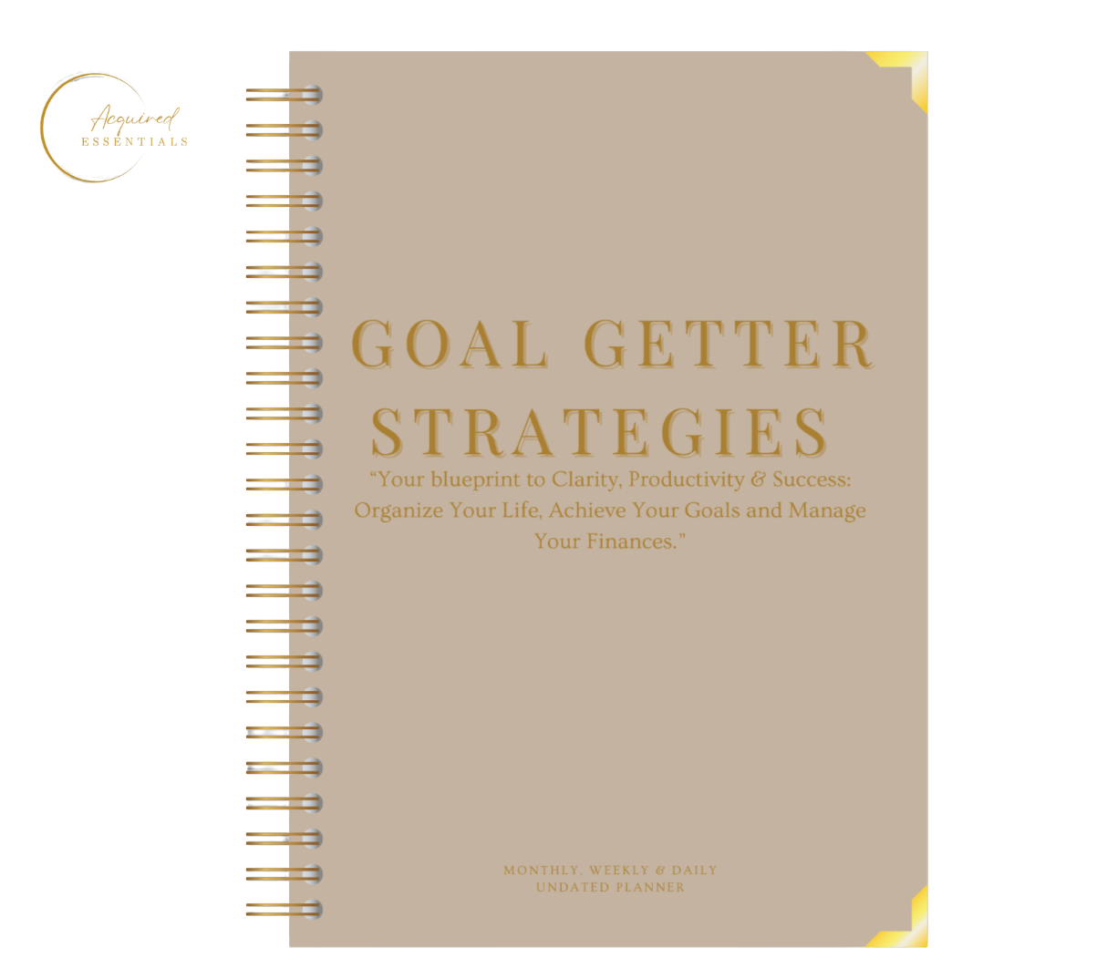 Goal Getter Strategies Planner – Hardcover
