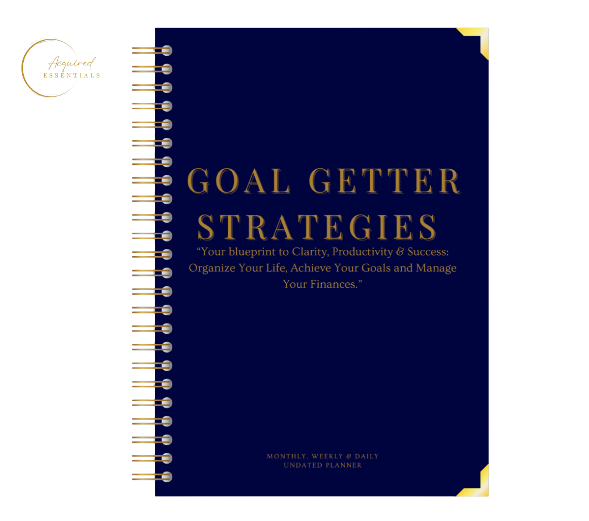 Goal Getter Strategies Planner – Hardcover