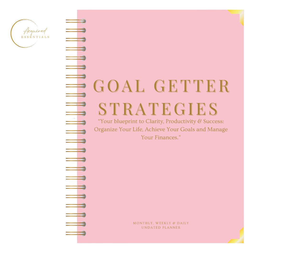 Goal Getter Strategies Planner – Hardcover